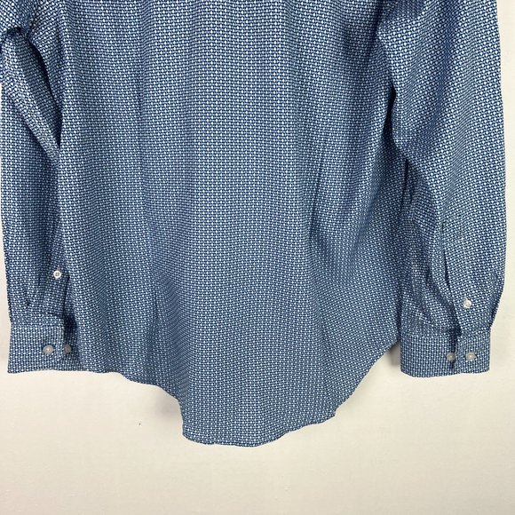 NWT Report Collection X4 Performance Stretch Button Front Shirt M 15 1/2" 34" - Picture 11 of 11